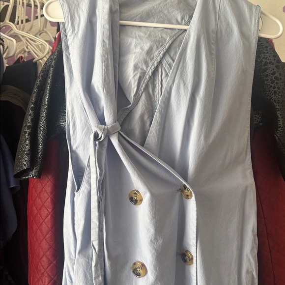 TOME NYC Asymmetrical Gray Dress - Picture 3 of 3